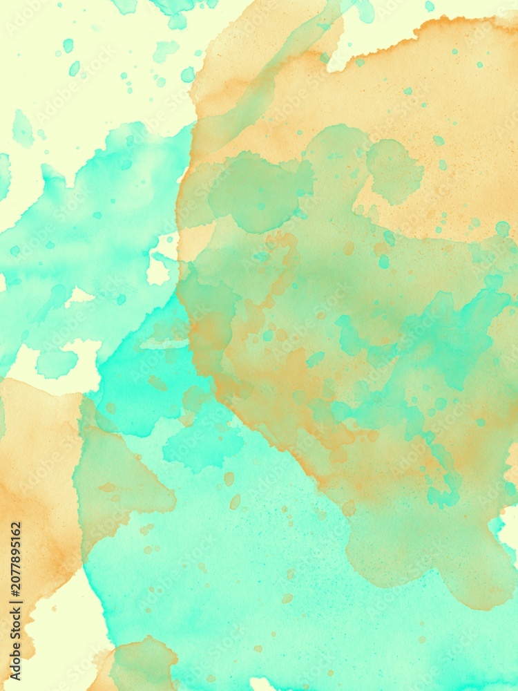 Fototapeta premium Watercolor papper texture abstrak wallpaper marbeltone background 