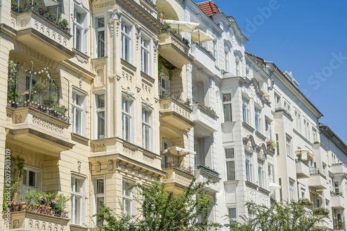 Fotografía Altbauten, Friedbergstraße, Charlottenburg, Charlottenburg-Wilmersdorf, Berlin,