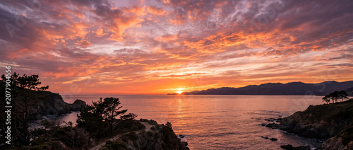 Beautiful Design of Beautiful sunset sky for background.