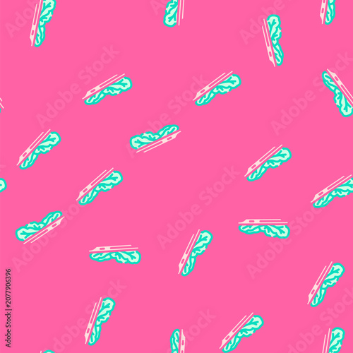 Foto green leafy vegetable diarrhea vector seamless pattern green leafy vegetable dia