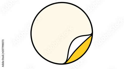Simple Pie Chart Segment Graphic.