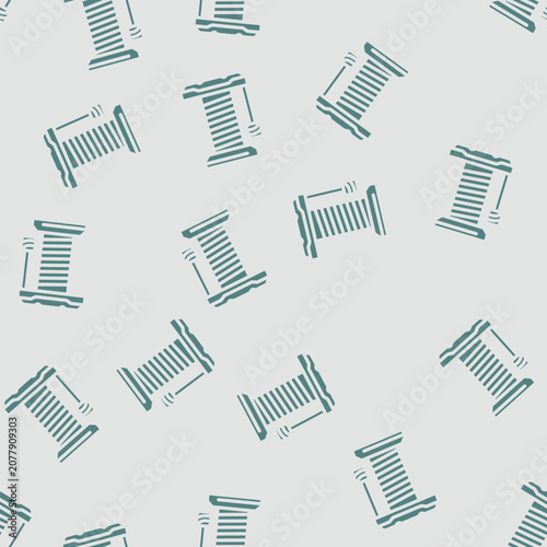 Foto cat scratching post pet home glyph vector seamless pattern