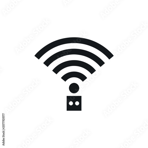 Obraz na plátne Wi-Fi connection symbol