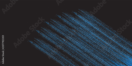 Blue Diagonal Streaks Abstract Texture With Motion Blur and Grunge Painted Lines