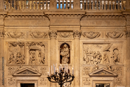 Holy House of Loreto inside Basilica della Santa Casa (Basilica of the Holy House), Loreto, Italy