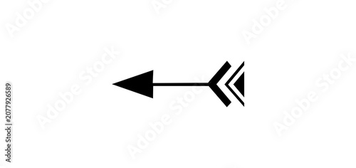 Tribal Boho Arrow Vector Icon