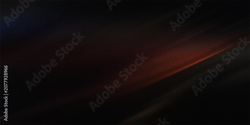 Obraz na płótnie Dark abstract background with soft glowing red curved light strokes and grainy film texture creating cinematic mysterious mood