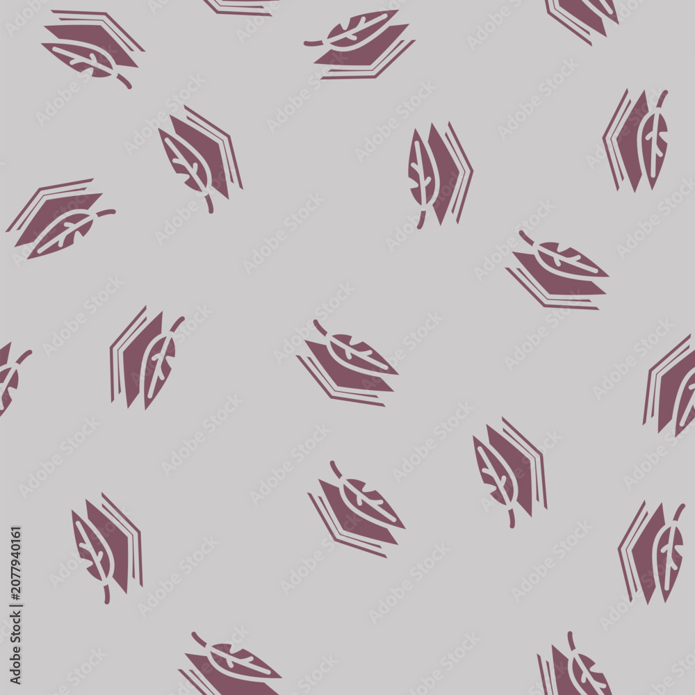 Obraz premium lightweight glyph vector seamless pattern. lightweight thin illustration