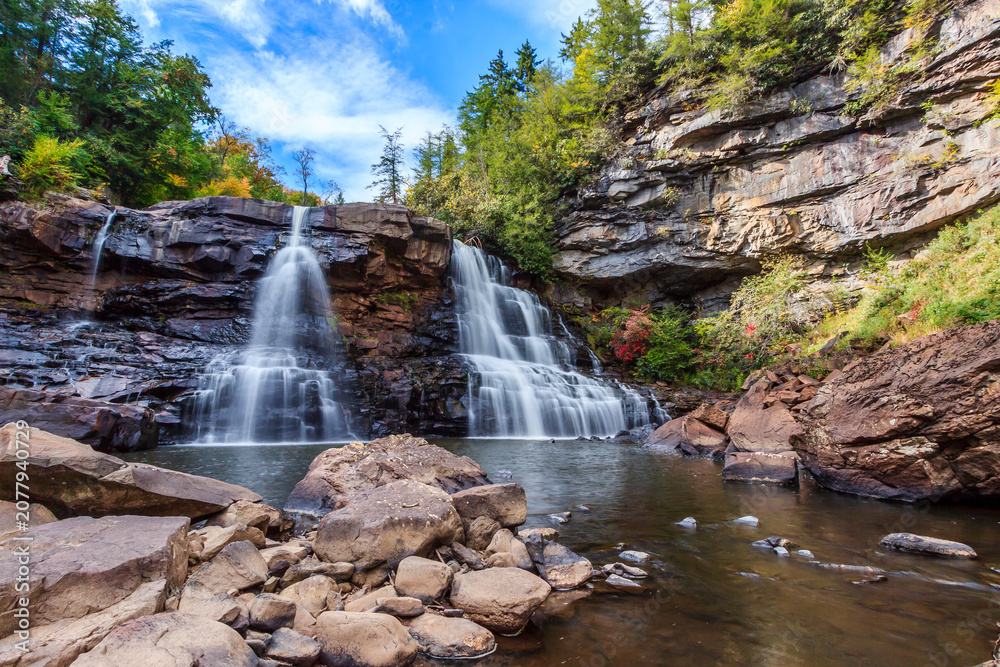 Obraz premium waterfall in the mountains