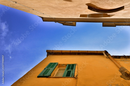 The village of Cervo Ligure on the Italian Riviera