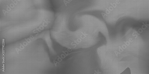 Gritty Paper Texture Background with Halftone Dots and Vintage Grain for Punk Collage or Magazine Design. Vector Illustration.