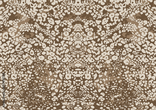 Fényképezés Hybrid leopard and tiger fur pattern