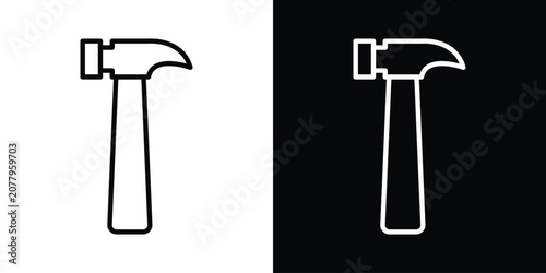 Tableau sur toile Hammer icon