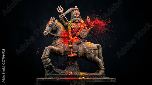Karuppu Sami, Karuppannaswamy, Karuppasamy, Karuppar, Karuppuswamy, Kaval Deivam, Guardian Deity, Tamil Folk Religion, Tamil God, Village Deity, Folk Deity, Tamil Nadu gods, Aruval, horse god, Ayyanar