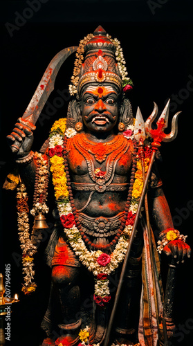 Karuppu Sami, Karuppannaswamy, Karuppasamy, Karuppar, Karuppuswamy, Kaval Deivam, Guardian Deity, Tamil Folk Religion, Tamil God, Village Deity, Folk Deity, Tamil Nadu gods, Aruval, horse god, Ayyanar