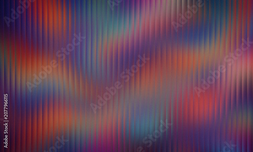 A colorful abstract background with vibrant gradient hues and vertical lines pattern texture multicolor. Resizable and editable,