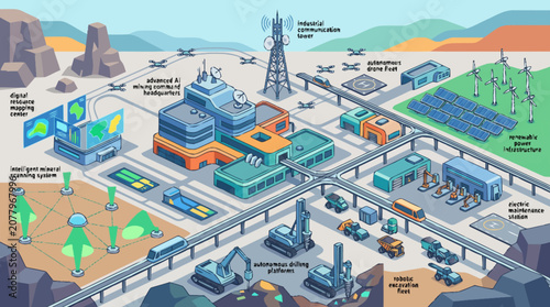 Photos Industrial oil drilling rig operations.