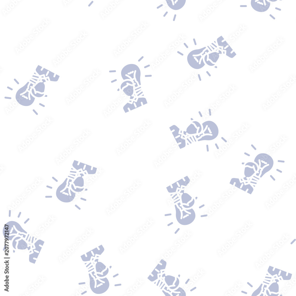 Obraz premium idea customer testimonial glyph vector seamless pattern. idea customer testimonial thin illustration