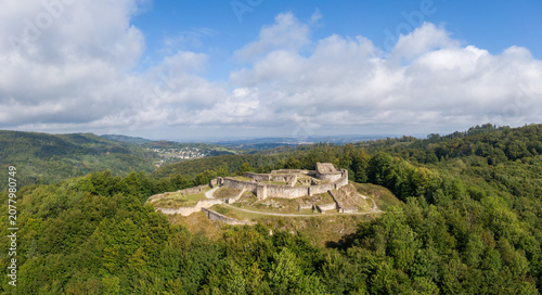 Aerial View of Burg Falkenburg near Detmold