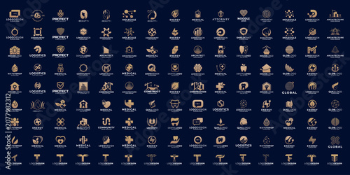 Mega logo collections for business company