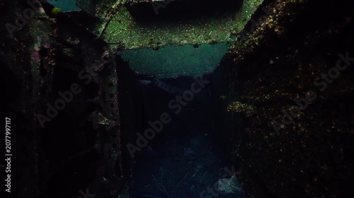 Broken Hollow Section of USS Oriskany Bridge