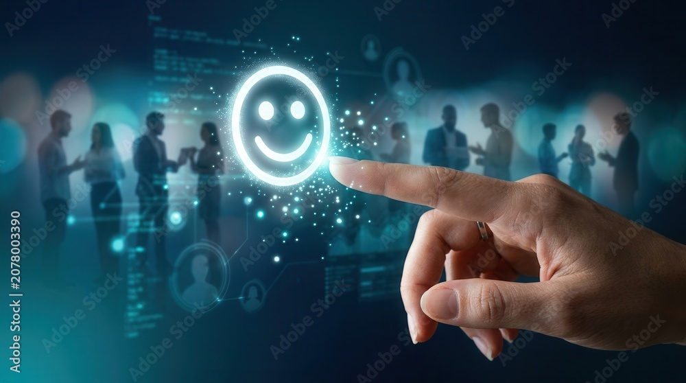 Fototapeta premium Strategic business skill for gathering customer insights, pain points, and satisfaction metrics.