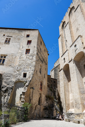 Avignon Papstpalast - Palais des papes - Stadtzentrum - Place Pie - Mauern des Papstes