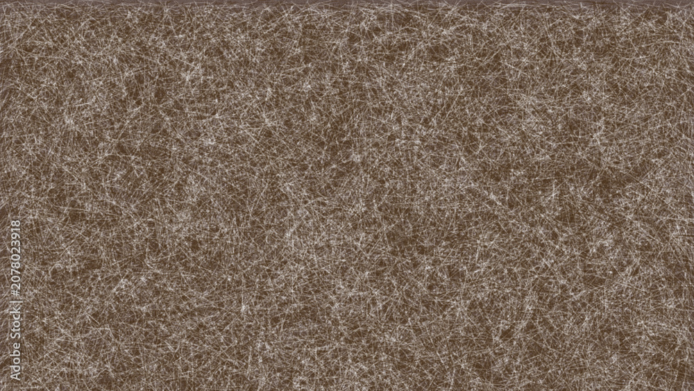 Fototapeta premium Brown abstract texture with fine white lines.