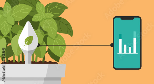 Smart Plant Monitoring System with Mobile App Integration.