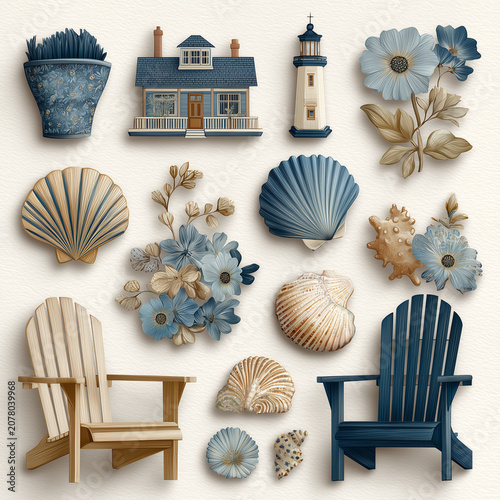 set of sea shells