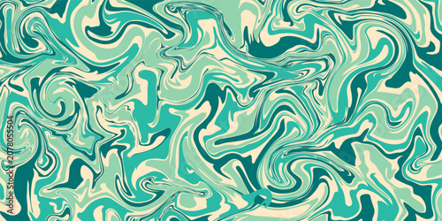 Zebra groovy blue tone pattern. vector illustration