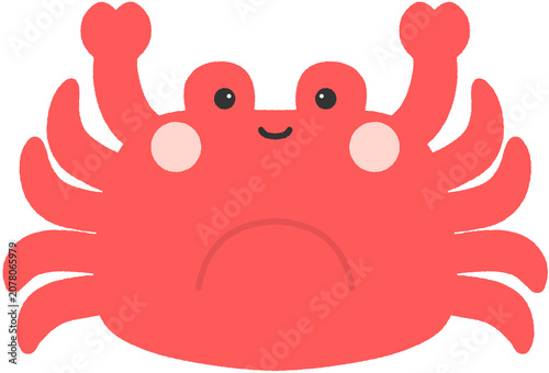 여름 해양생물 바다생물 해저생물 바다 데코 바다생물데코 해양생물 데코 유치원 어린이집 여름 환경구성 꽃게 게 빨간 게 집게다리 일러스트