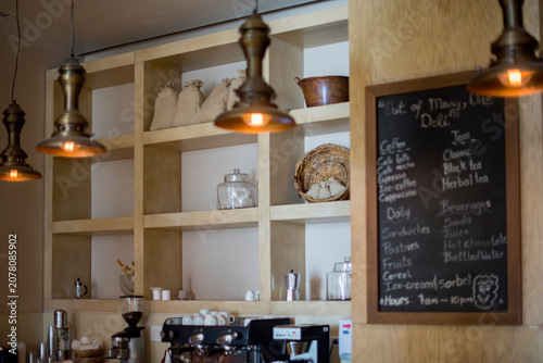 interior of a restaurant