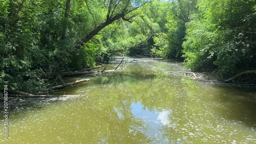 Nature scenics landscape in Ontario public park, Canada
