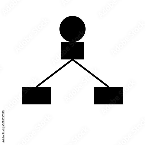 Diagram of AI Workflow with Connected Nodes and Data Flow