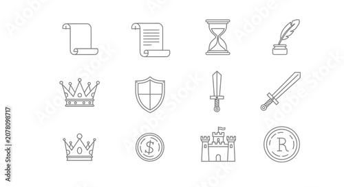 Various Icons and Symbols Collection