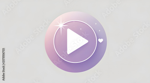 a video player icon for musical apps