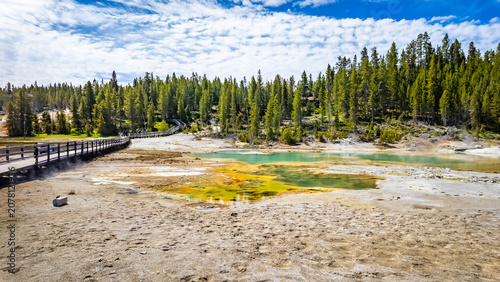 Photos Scenic panorama of Norris Geyser Basin