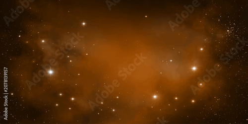 Tableau sur toile A cosmic expanse of deep space, dotted with twinkling stars and swirling nebulae, evokes a sense of wonder and the vastness of the universe