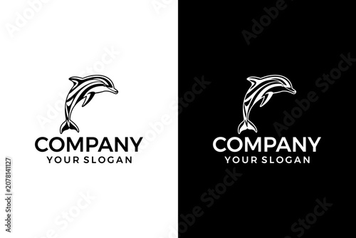 dolphin logo design