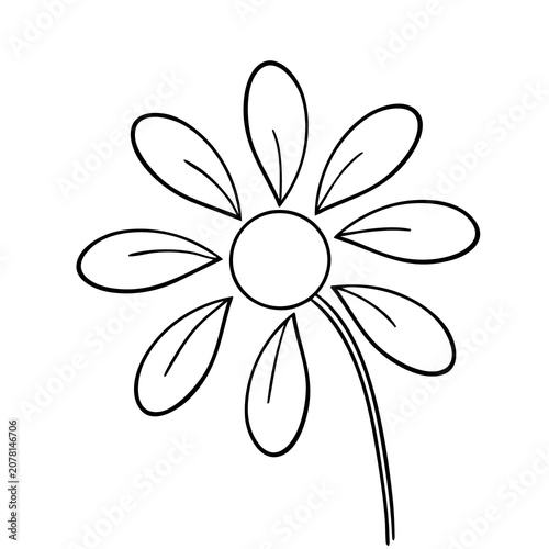 abstract flower vector illustration