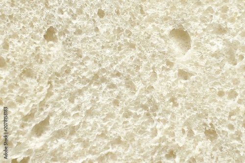 White bread texture background. Close up sliced bread.