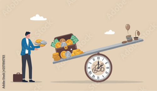 Foto Time value for in is this the to of money, sum of money worth more now at presen