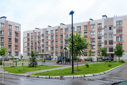 Billede på lærred Real estate investment affordable Housing modern housing development