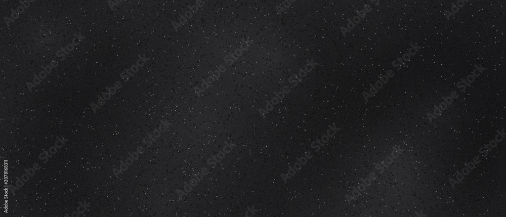Fototapeta premium Dark abstract background with white scattered particles.