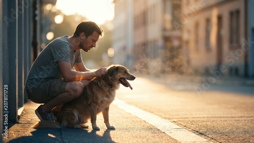 Dog Walker Seeking Shade – Pet Heatwave Safety