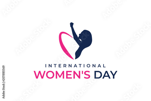 Women's Rights Awareness Vector Illustration for International Women's Day