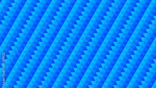 A vibrant abstract composition of numerous symmetrical, multicolored triangles. The illustration is suitable for textiles, wallpaper, packaging, and creative design projects.