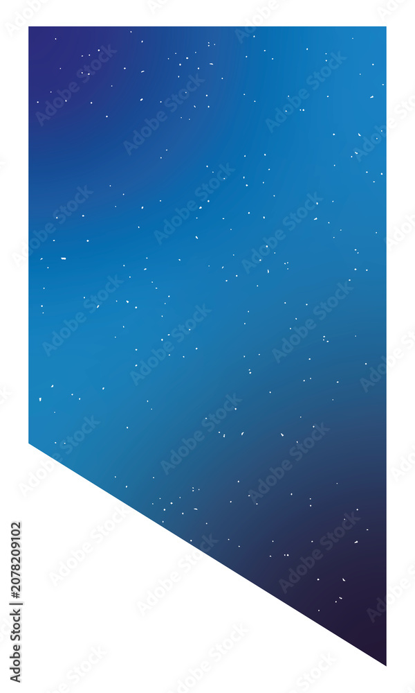 Fototapeta premium PNG Starry gradient night sky illustration, transparent background