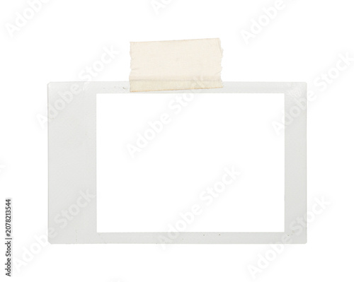blank vintage photo frame. png isolated on transparent background